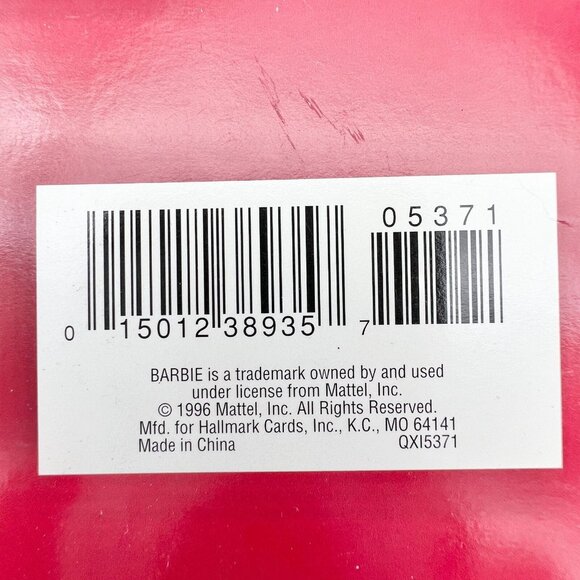 1996 Hallmark Keepsake Holiday Barbie Ornament Victorian Collectors Series - Picture 3 of 8